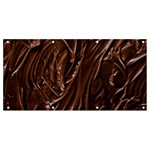 Chocolate Texture, Dark Chocolate Background Banner and Sign 8  x 4 