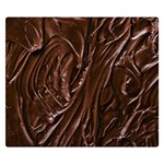 Chocolate Texture, Dark Chocolate Background Premium Plush Fleece Blanket (Small)