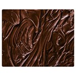 Chocolate Texture, Dark Chocolate Background Premium Plush Fleece Blanket (Medium)