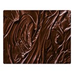 Chocolate Texture, Dark Chocolate Background Premium Plush Fleece Blanket (Large)