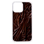 Chocolate Texture, Dark Chocolate Background iPhone 13 Pro Max TPU UV Print Case