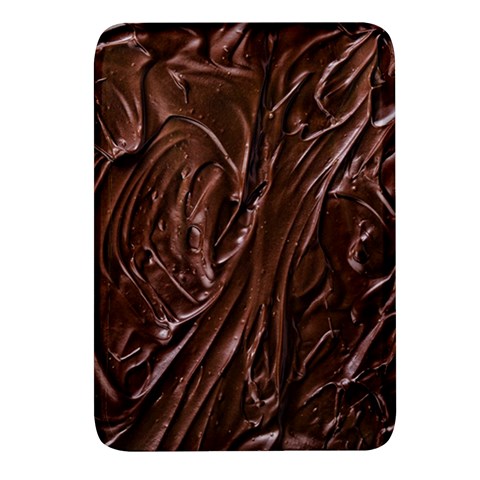 Chocolate Texture, Dark Chocolate Background Rectangular Glass Fridge Magnet (4 pack) from ArtsNow.com Front