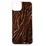 Chocolate Texture, Dark Chocolate Background iPhone 15 TPU UV Print Case