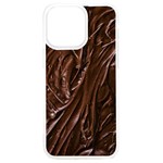 Chocolate Texture, Dark Chocolate Background iPhone 15 Pro Max TPU UV Print Case