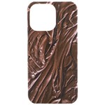 Chocolate Texture, Dark Chocolate Background iPhone 15 Pro Max Black UV Print PC Hardshell Case