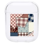 Cloth Patches Texture Macro, Patches Of Cloth Hard PC AirPods 1/2 Case