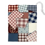 Cloth Patches Texture Macro, Patches Of Cloth Drawstring Pouch (5XL)