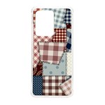 Cloth Patches Texture Macro, Patches Of Cloth Samsung Galaxy S20 Ultra 6.9 Inch TPU UV Case