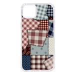 Cloth Patches Texture Macro, Patches Of Cloth iPhone 14 Plus TPU UV Print Case