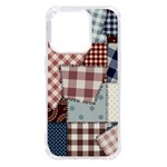 Cloth Patches Texture Macro, Patches Of Cloth iPhone 14 Pro TPU UV Print Case