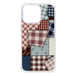 Cloth Patches Texture Macro, Patches Of Cloth iPhone 13 Pro TPU UV Print Case