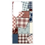 Cloth Patches Texture Macro, Patches Of Cloth Samsung Galaxy S24 Plus 6.7 Inch TPU UV Case