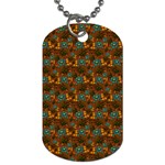 Blue Bloom Bouquet Dog Tag (One Side)