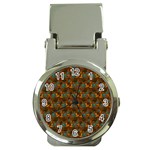 Blue Bloom Bouquet Money Clip Watches