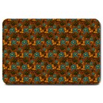 Blue Bloom Bouquet Large Doormat