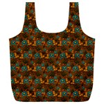 Blue Bloom Bouquet Full Print Recycle Bag (XXXL)