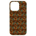 Blue Bloom Bouquet iPhone 14 Pro Max Black UV Print Case