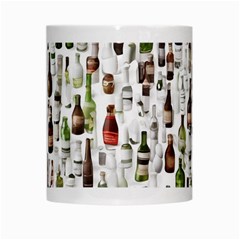 Bottle Chic Print Patterns White Mug from ArtsNow.com Center