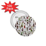 Bottle Chic Print Patterns 1.75  Buttons (100 pack) 