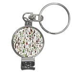 Bottle Chic Print Patterns Nail Clippers Key Chain