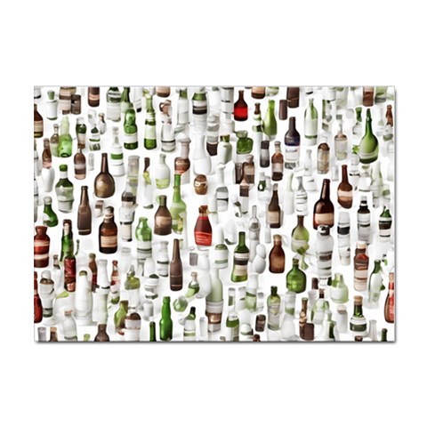 Bottle Chic Print Patterns Sticker A4 (10 pack) from ArtsNow.com Front