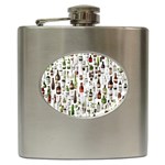 Bottle Chic Print Patterns Hip Flask (6 oz)