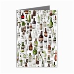 Bottle Chic Print Patterns Mini Greeting Card