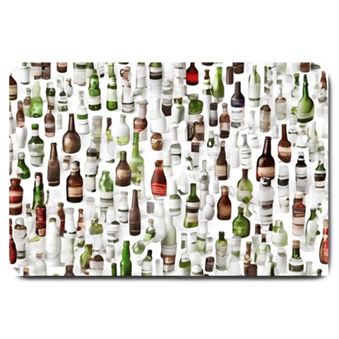 Bottle Chic Print Patterns Large Doormat from ArtsNow.com 30 x20  Door Mat