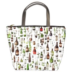 Bottle Chic Print Patterns Bucket Bag from ArtsNow.com Front