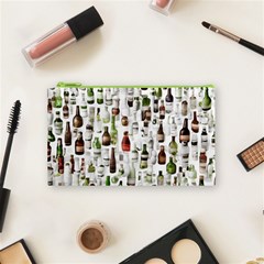 Bottle Chic Print Patterns Cosmetic Bag (Small) from ArtsNow.com Front