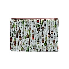 Bottle Chic Print Patterns Cosmetic Bag (Medium) from ArtsNow.com Front