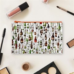 Bottle Chic Print Patterns Cosmetic Bag (Medium) from ArtsNow.com Front