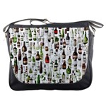 Bottle Chic Print Patterns Messenger Bag