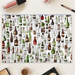 Bottle Chic Print Patterns Cosmetic Bag (XXL) from ArtsNow.com Front