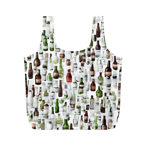 Bottle Chic Print Patterns Full Print Recycle Bag (M) from ArtsNow.com Front