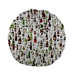 Bottle Chic Print Patterns Standard 15  Premium Flano Round Cushions