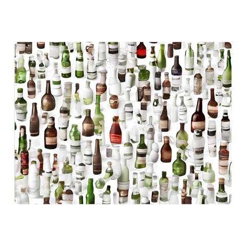 Bottle Chic Print Patterns Two Sides Premium Plush Fleece Blanket (Mini) from ArtsNow.com 35 x27  Blanket Front