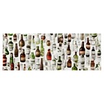 Bottle Chic Print Patterns Banner and Sign 8  x 3 