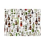 Bottle Chic Print Patterns Premium Plush Fleece Blanket (Mini)