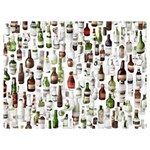 Bottle Chic Print Patterns Premium Plush Fleece Blanket (Extra Small)