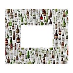 Bottle Chic Print Patterns White Wall Photo Frame 5  x 7 