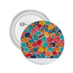 floral and leaves pattern 2.25  Buttons