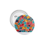 floral and leaves pattern 1.75  Buttons