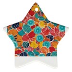 floral and leaves pattern Ornament (Star)