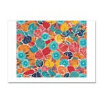 floral and leaves pattern Sticker A4 (100 pack)