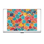 floral and leaves pattern Business Card Holder