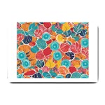 floral and leaves pattern Small Doormat