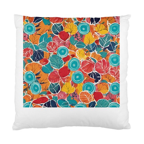 floral and leaves pattern Standard Cushion Case (Two Sides) from ArtsNow.com Back