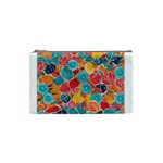 floral and leaves pattern Cosmetic Bag (Small)