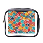 floral and leaves pattern Mini Toiletries Bag (Two Sides)